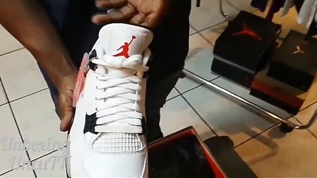 Unboxing UncuTT - Nike Air Jordan 4 OG 89 White Cement 2025 смотреть онлайн