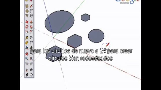 11. Google SketchUp Toolbar Series_ Circle_ Polygon смотреть онлайн