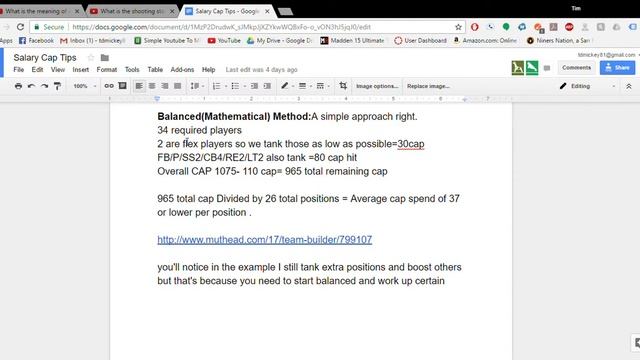 Salary Cap Guide with tips and tricks смотреть онлайн