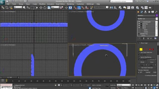 Modeling Decorative Mirror in 3ds max смотреть онлайн