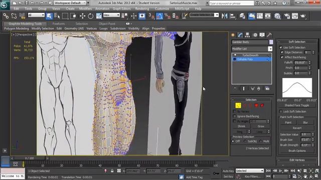 3DS Max Character Modeling Tutorial | Final Smoothing and Adjustments смотреть онлайн
