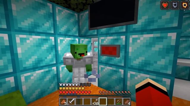 SCARY JJ and Mikey Versions vs Security House in Minecraft - Maizen JJ and Mikey смотреть онлайн
