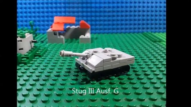 Lego mini tank battle | US Army vs Wehrmacht смотреть онлайн