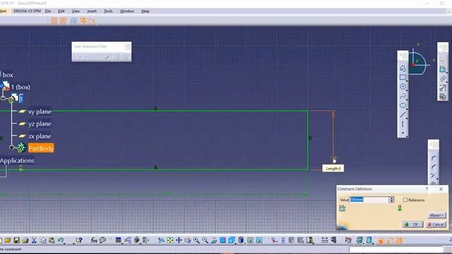 1 catia V5 simple model for biginer смотреть онлайн