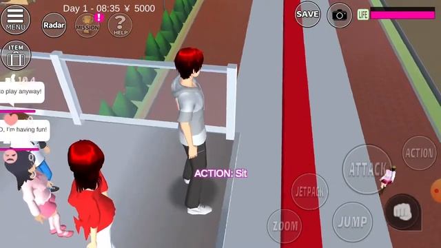 anak ora School Simulator diajak jalan-jalan смотреть онлайн