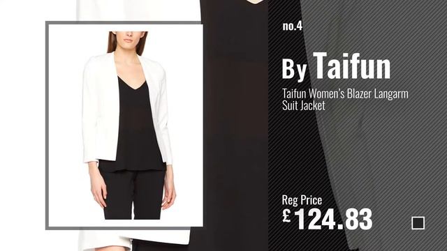 Top 10 Taifun Suits & Blazers [2018]: Taifun Women's Blazer