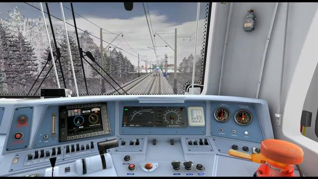 RTrainSim От Сухиничей до Москвы на ЭП2к