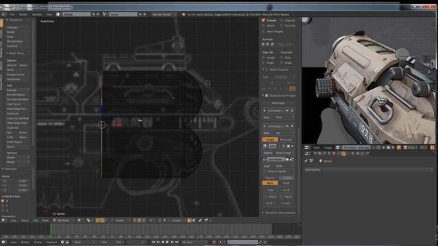 1 A BLOCKING PART 1 - Creando ARMAS PARA VIDEOJUEGOS AAA en BLENDER смотреть онлайн
