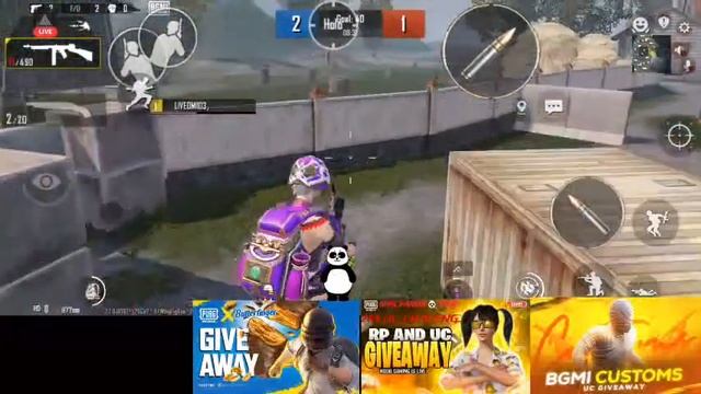 Live streaming of Mini panda 🐼 bgmi смотреть онлайн