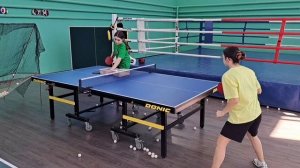 Тренировочные упражнения для настольного тенниса.Мощность.Быстрота.FOREHAND