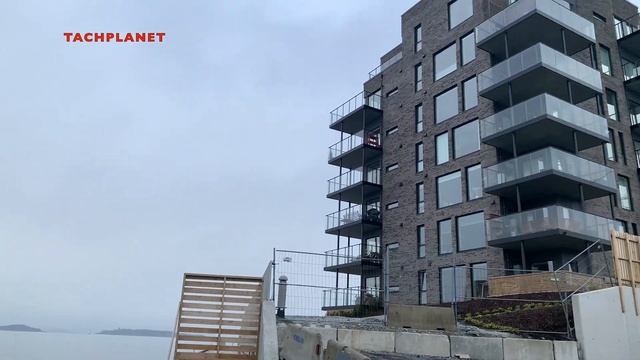 #Строительство жилого квартала в Норвегии. #Construction #site in Norway. 2021. 4K | TACHPLANET смотреть онлайн