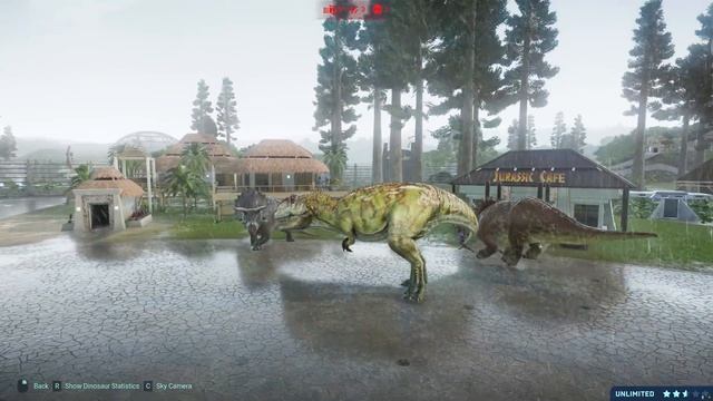 TRICERATOPS,STEGOSAURUS BREAKOUT VS INDOMINUS REX,T-REX,ACROCANTHOSAURUS,GIGANOTOSAURUS JURASSIC 4K смотреть онлайн