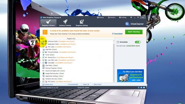 Wise Registry Cleaner 8.11 Build 533 смотреть онлайн