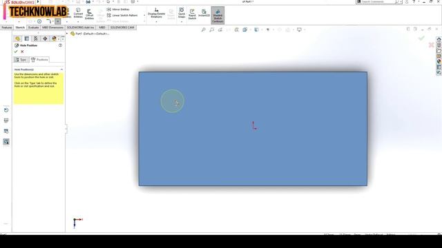 How To Insert Threads In Hole Using Hole Wizard In SOLIDWORKS