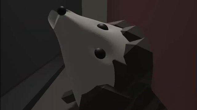 Ежик чихнул но он в 3D