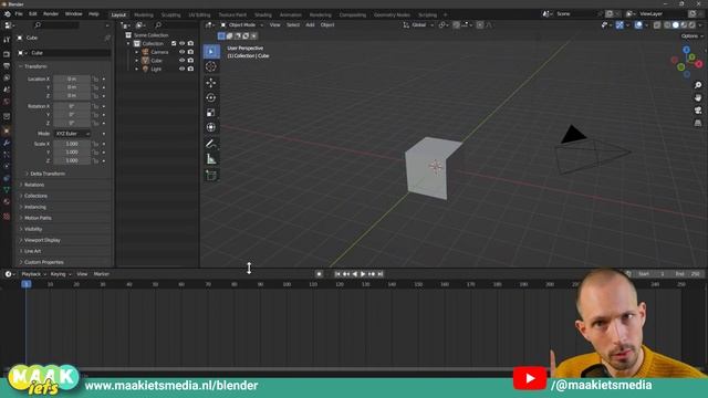 Blender #2🔥🛠️ - Schermpjes, instellingen fixen en StartUp File maken смотреть онлайн