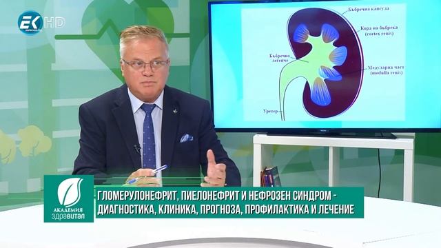 Проф. Атанас Кундурджиев: Гломерулонефрит, пиелонефрит и нефрозен синдром 3/3 смотреть онлайн