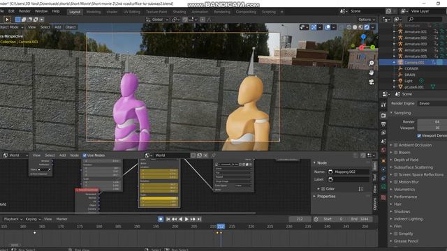 How to Set HDRI Background image According to Camera by Animation keys on blender nodes in blender смотреть онлайн