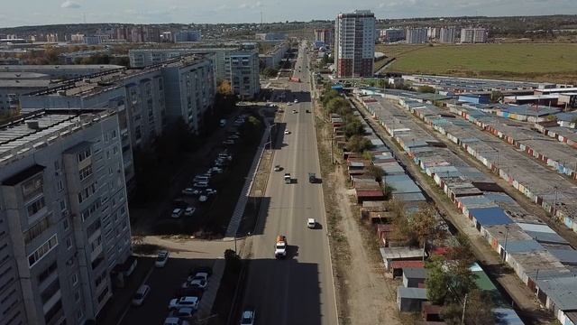 Съемка с дрона часть 1 - ул. Воронкова от Н. Шоссе до ул. Тепличной - 21.09.20