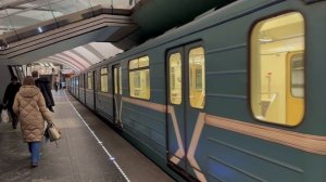 81-717.5М/714.5М, 81-714.5 и 81-714.5М Московский транспорт на станции Зябликово