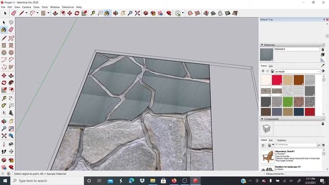 Sketchup Tutorial - How to Build a Broken Blue Stone Walkway смотреть онлайн