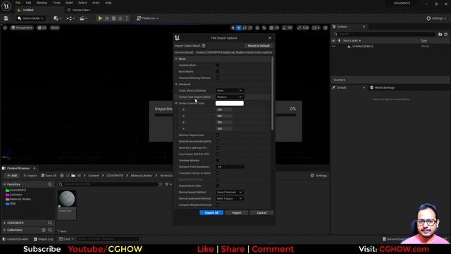 Vertex Color Material node in UE5 Tutorial | UE5 Material All Node Series смотреть онлайн