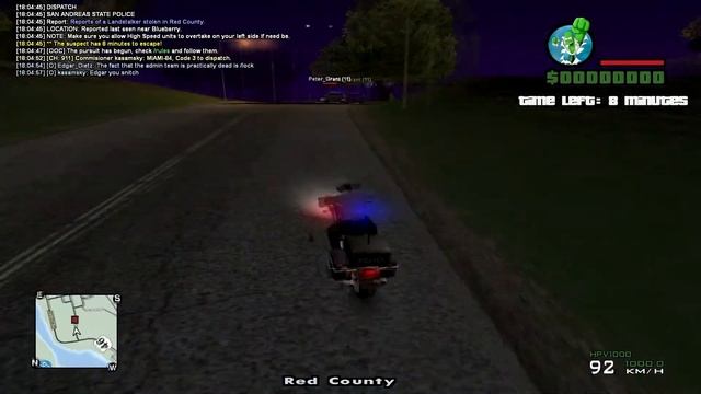 GTA SAMP Police chase 2 смотреть онлайн