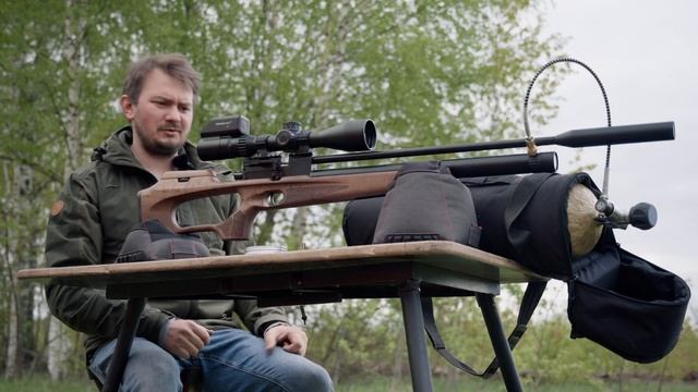 PCP ВИНТОВКИ STORM GOLIATH MAGNUM 6,35 mm / ОПТИЧЕСКИЙ ПРИЦЕЛ MEWLITE 4-24X56 FFP IR смотреть онлайн