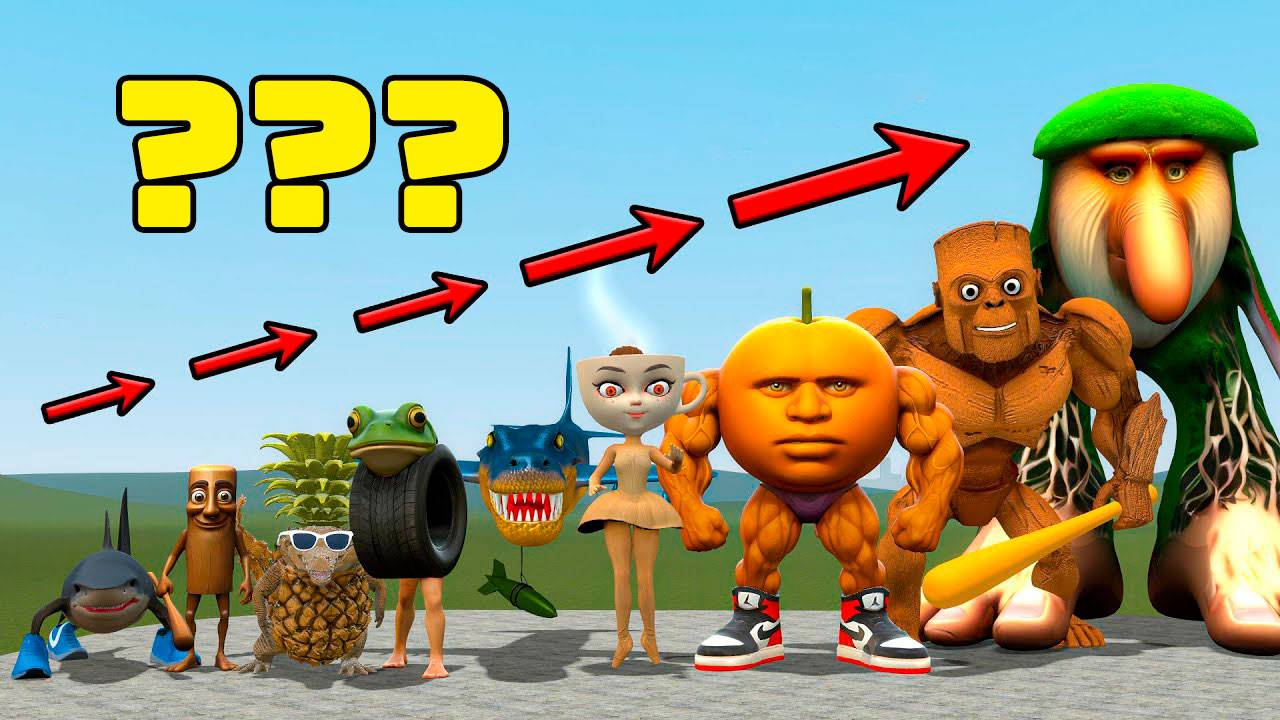 СРАВНЕНИЕ РАЗМЕРОВ ВСЕХ НОВЫХ ИТАЛЬЯНСКИХ МЕМОВ: BRAINROT TRALALERO TRALALA И ДРУГИЕ смотреть онлайн