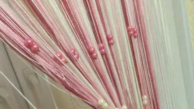 Кисея радуга с жемчугом Col 1+5+6