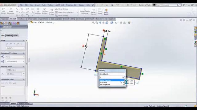 How to add different parameters and equations in solidworks explained in simple steps. смотреть онлайн