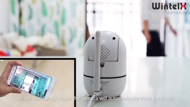 WintelX Smart Home Wireless Motion Auto Tracking cruise CCTV Cloud Storage Wifi IP ptz Camera C5 смотреть онлайн