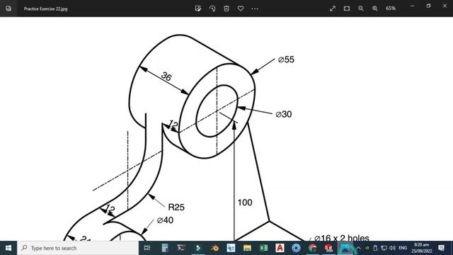 Practice Exercise 22 Solidworks |Solidworks Practice Exercises |Solidworks evaluate command |CADabl смотреть онлайн