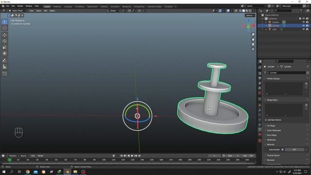 Recenter or Change Origin Point of Object | Blender Tutorial смотреть онлайн