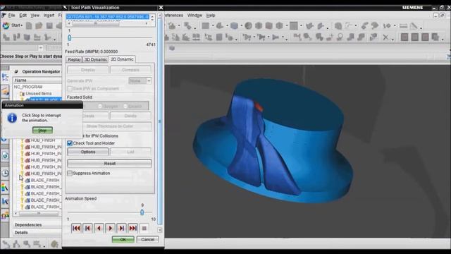 Impeller Machining Using NX CAM смотреть онлайн