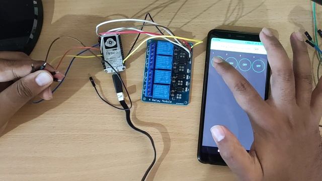 Blynk: 4 Channel Relay, App & Push Button (Physical Switch) Status Sync Demo смотреть онлайн