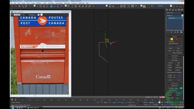 CGTUTS - Create a Realistic Looking Mailbox using 3ds Max and UV Layout - Part 1 смотреть онлайн