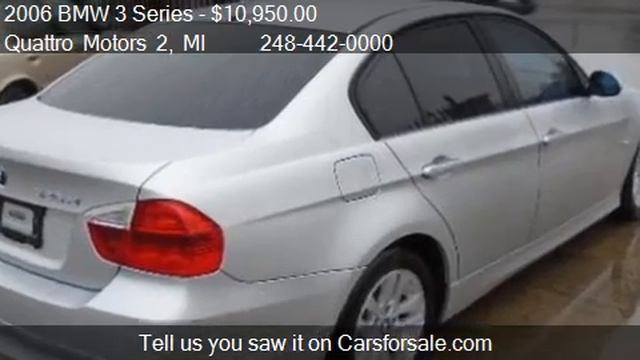 2006 BMW 3 Series 325xi AWD 4dr Sedan for sale in Farmington смотреть онлайн