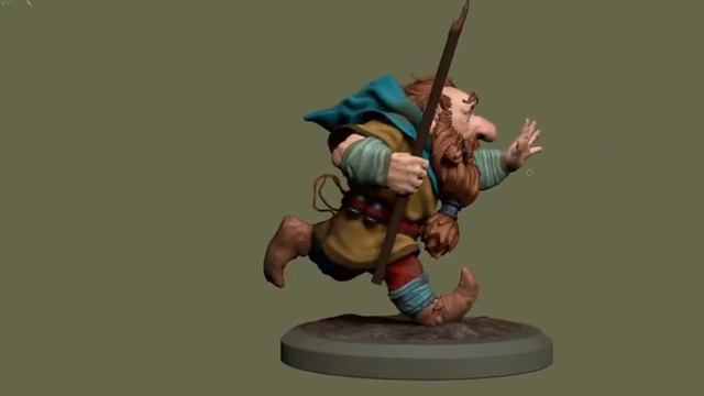 Dwarf 2 - turnable 2 - zbrush смотреть онлайн