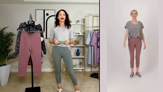 Zuda Basic Redefined Crop Legging on QVC смотреть онлайн