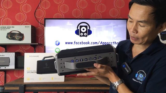 รีวิว ลำโพงบลูทูธคาราโอเกะ Sounarc K2 พร้อมไมค์ลอยให้ 2 ตัว โดย AppAccThai смотреть онлайн