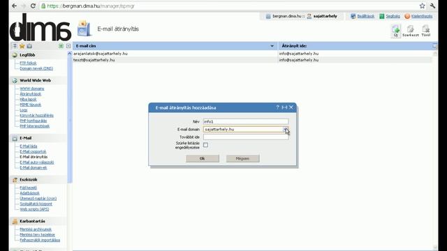 ÚJ - Vezerlopultom.hu- Email menüpont DiMa.hu Kft смотреть онлайн