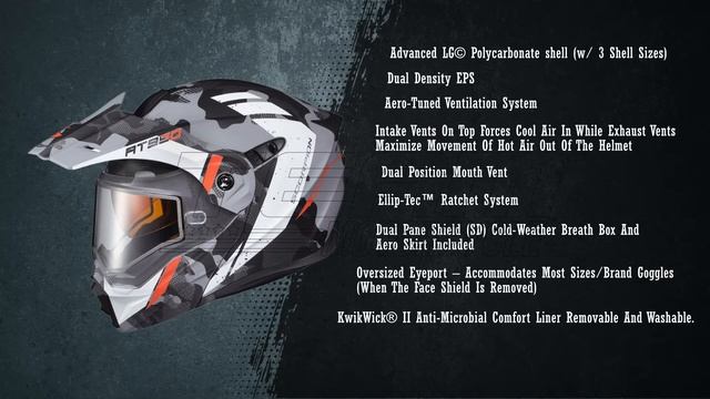 Scorpion EXO-AT950 Outrigger Helmet With Dual Lens смотреть онлайн