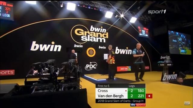 ROB CROSS vs DIMITRI VAN DEN BERGH 🎯 Grand slam of darts 2018! Round 1 смотреть онлайн