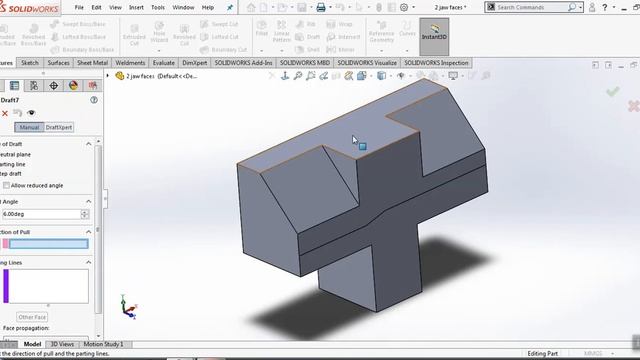 Solidworks 2018 tutorial for beginners in Hindi: Draft Command in Solidworks | Solidworks draft смотреть онлайн