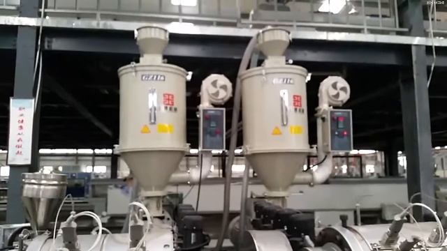 HDPE Steel Wire Reinforced Pipe Extrusion Line смотреть онлайн