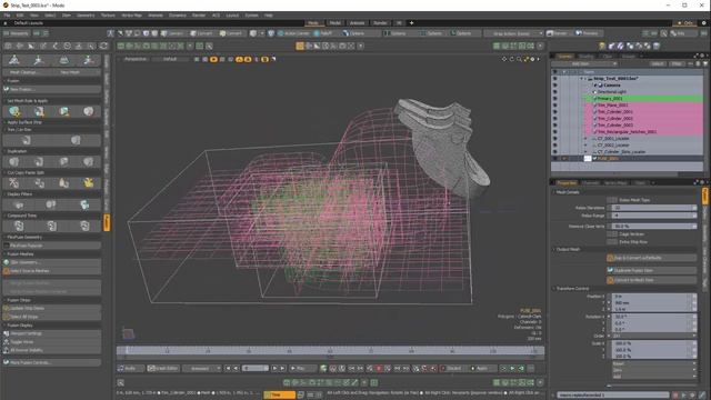 Modo | MeshFusion | Realign Source Meshes смотреть онлайн