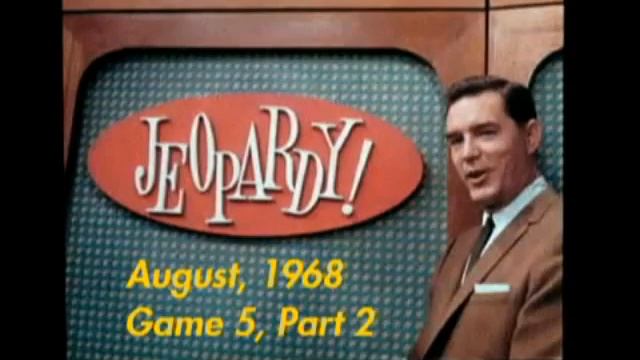 Jeopardy! Host: Art Fleming, Aired: August 23, 1968 смотреть онлайн