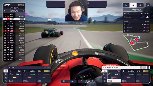 I AM STUPID (F1 Manager 23 - Lewis to Ferrari #10 - Austrian GP) смотреть онлайн