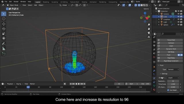 how to Fill a LIQUID into a Sphere | blender tutorial смотреть онлайн